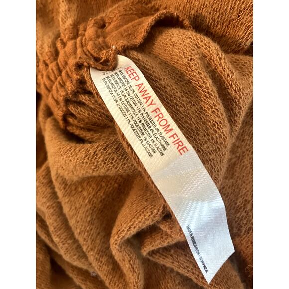 Anthropologie DAILY PRACTICE Cozy Ruched Dress Long Sleeve Mini Size Small S - Picture 5 of 7